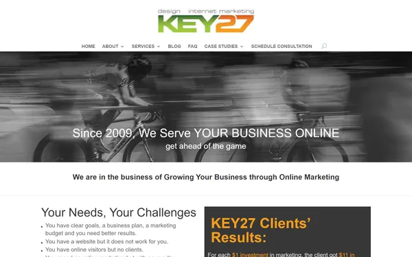img of B2B Digital Marketing Agency - KEY27 Marketing - Serving Your Business Online